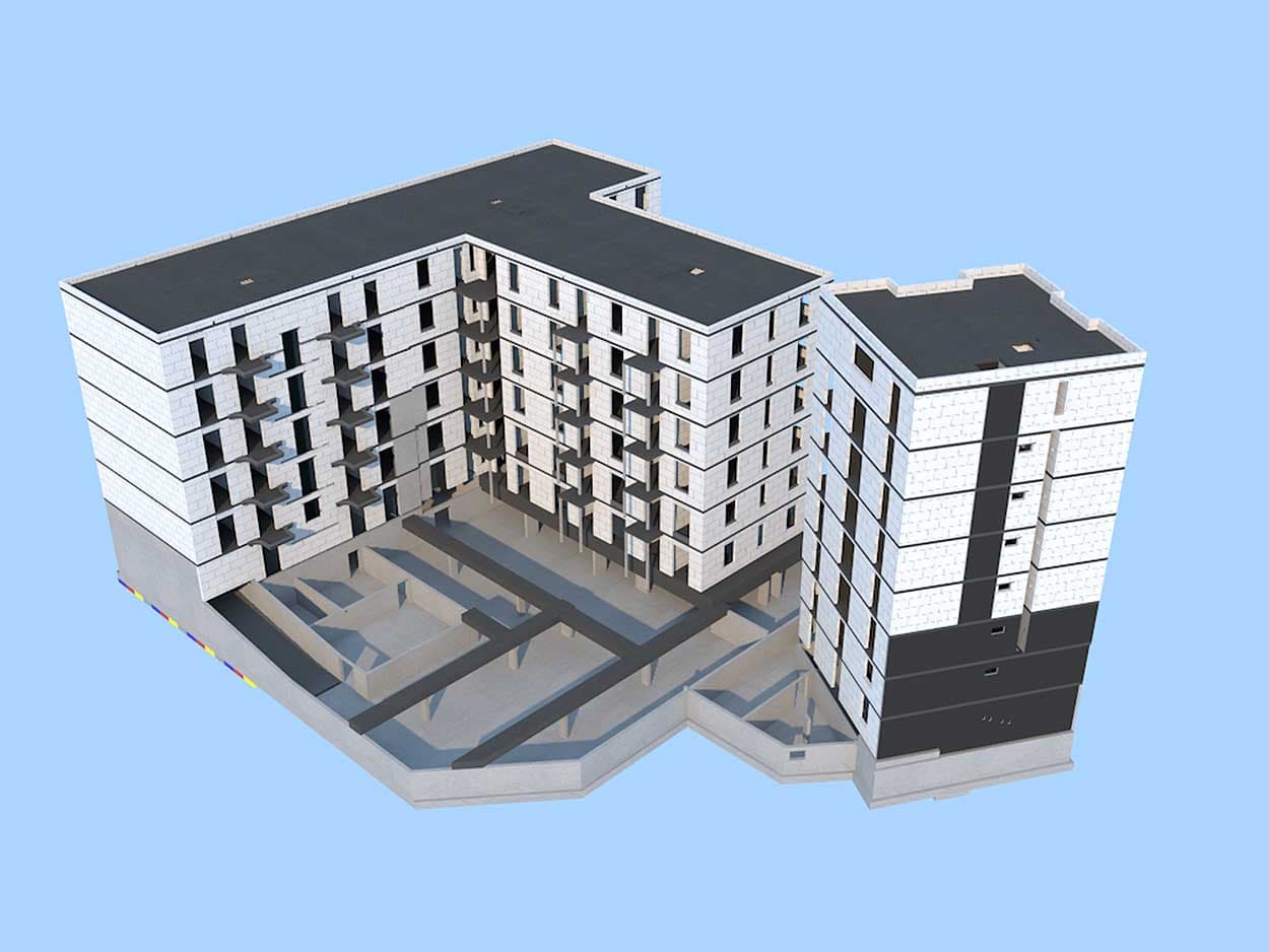 Obytný súbor Metronom, Berlín - 3