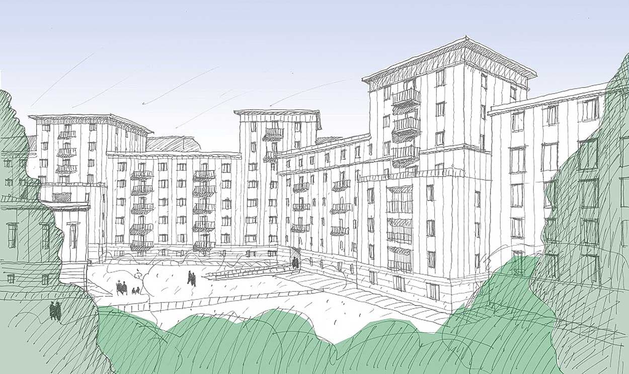 Obytný súbor Metronom, Berlín - 6