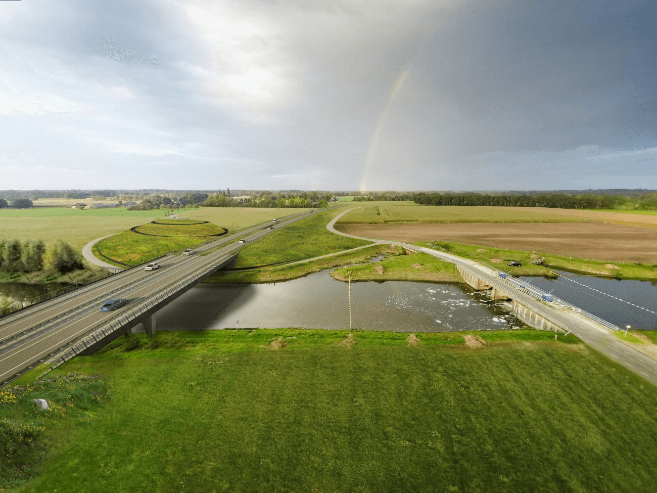 Rýchlostná cesta Noaber 18, Groenlo - Enschede - 6