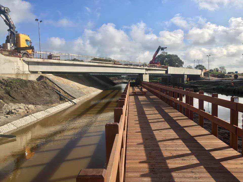 Most cez rieku Tsjonger, Donkerbroek - Oosterwolde