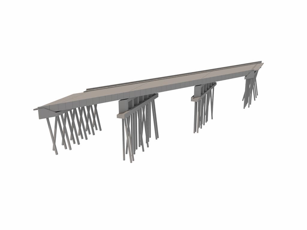 Most cez rieku Tsjonger, Donkerbroek - Oosterwolde - 7